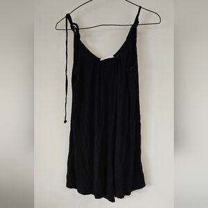 Tie Up Sleeveless Shorts Romper